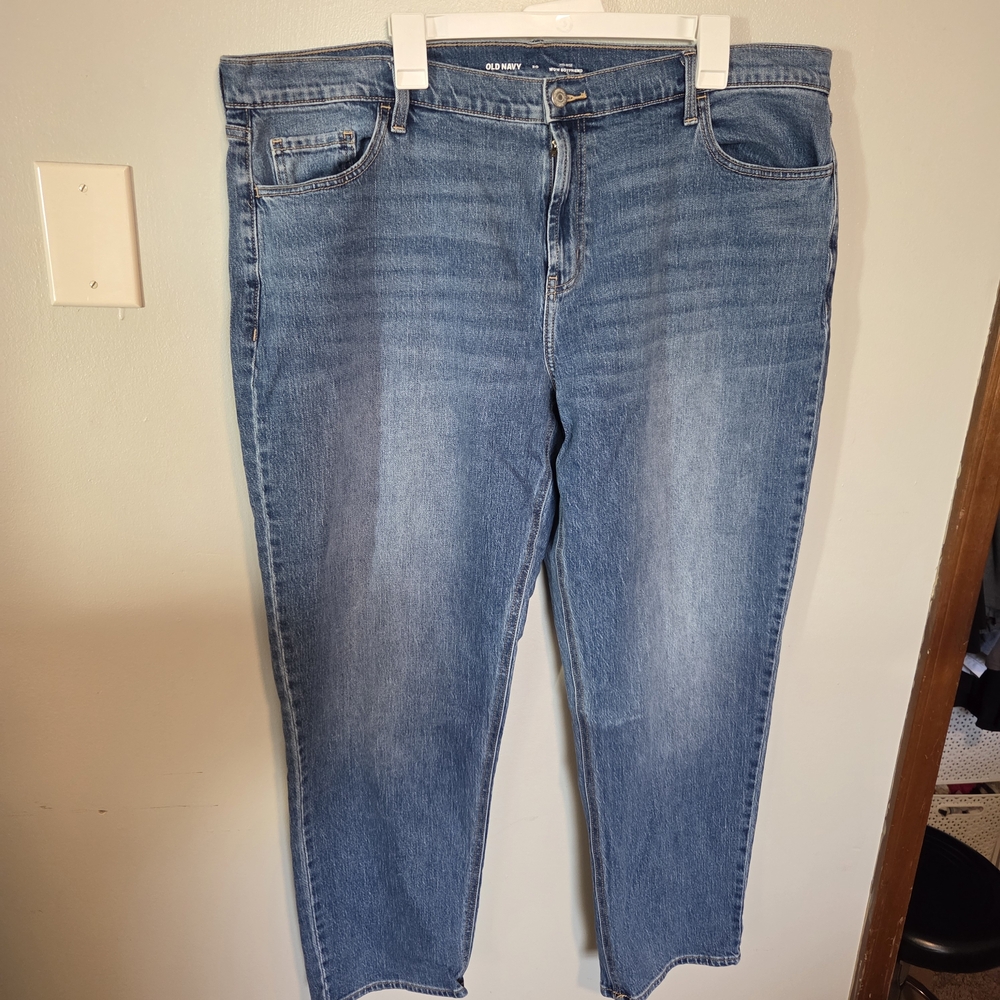 Old Navy Classic Blue Boyfriend Jeans